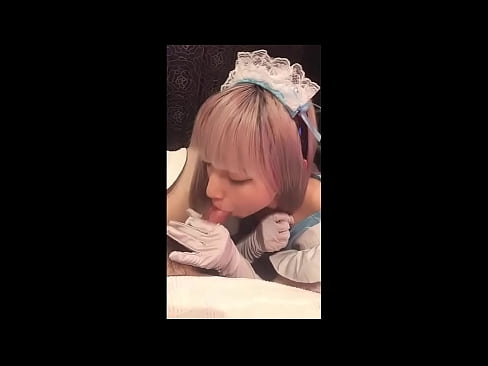❤️ יפני איידול [מאיוקה], תחפושת עוזרת צרפתית, חלק 1, מציצה וטלטלה עם קרם ️ פורנו vk ב-iw.allo-sex.ru